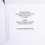 Delikatna kartka ślubna z peoniami handmade - Kartka na ślub z wyjątkowymi życzeniami