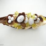 Gniazdo w kwiatach z kryształkami - 