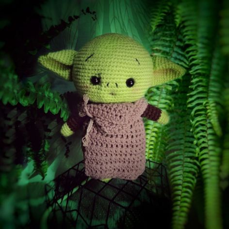 Baby Yoda - Szydełkowa Maskotka