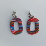 "Irma I" - kolczyki z gliny polimerowej.  - lekkie i wygodne