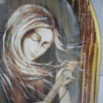 Z mandoliną -Anioł w kształcie ikonki - widok