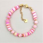 Bransoletka różowa. - Bransoletka różowa.