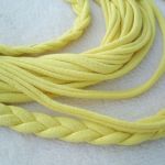 Zamotka, dzianinowy naszyjnik, makaronowy szal - 