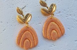 "Selene" - kolczyki z gliny polimerowej.