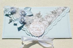 Kopertówka z okazji ślubu- różany świt