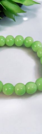 Bransoletka na gumce zielona.