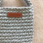 Mała torebka na ramię, etui na telefon,listonoszka j.szara.  - 