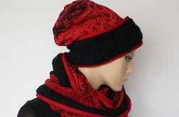 zimowy komplet BLACK-RED