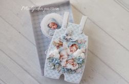 Chrzest Maluszka kartka hand made