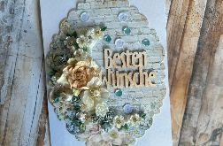 Kartka "besten wunsche" 436