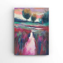 Pejzaż 66-praca formatu 24/18 cm 