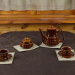 Podkładki na stół "Żakardowe inspiracje" - Podkładki z zastawą