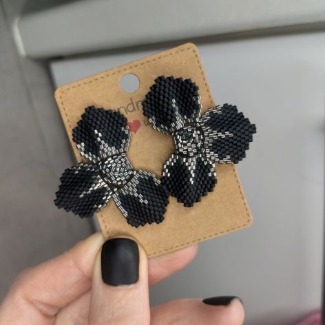 Kolczyki z koralików 