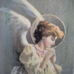 Anioł stróż - deska - prawa strona obrazka