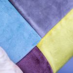 Kolorowa kosmetyczka MAXI z weluru - 