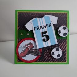 Personalizowana kartka urodzinowa dla piłkarza