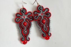 kolczyki sutasz perły i kryształy Swarovski