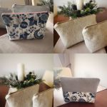 Kosmetyczka materiałowa solidna, stylowa ,praktyczna,kolorowa. - 