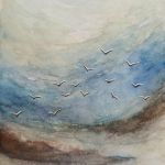 Morze-akwarela 24/18 cm. - 