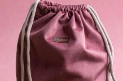 Brudnoróżowy workoplecak basic