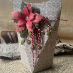 055,pudełeczko na prezent świąteczny ,mikołajkowy - 055,pudełeczko na prezent świąteczny ,mikołajkowy