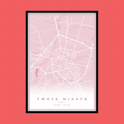 Plakat Personalizowany – Mapa Miasta III (A2)