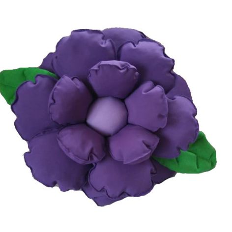 Poduszka ozdobna kwiat ciemny fiolet