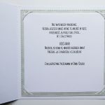 Oryginalna kartka ślubna z życzeniami - Kartka na ślub z życzeniami