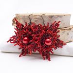 Ręcznie szyte kolczyki Carmen - 