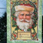 Obrazek - Święty Mikołaj - Boże Narodzenie - Na przodzie jest zawsze obrazek - tym razem jest to święty Mikołaj w otoczeniu motywów związanych z Bożym Narodzeniem  Całość oparta na bazie mdf. Wielkość 18 * 12 * 1,2 cm