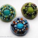 szkło weneckie amethyst & lime green - 