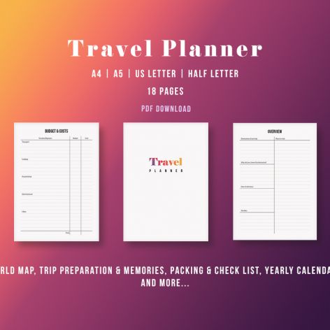 Kalendarz z  planerem podróżnika PDF