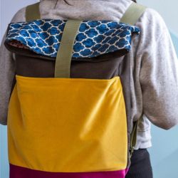 Kolorowy składany plecak kurierski I