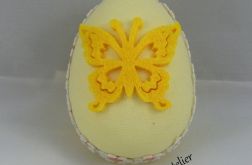 Jajko w tkaninie żółte