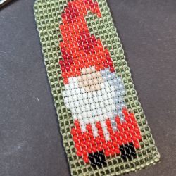 Skrzat Krasnal czerwony - Brelok zawieszka do kluczy torebki