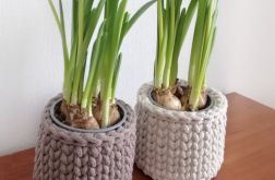 Kosz do przechowywania,koszyk ze sznurka bawełnianego 15x12cm.