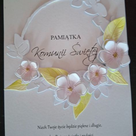 Kartka na Komunie - pamiątka Pierwszej Komunii Świętej KH20260426-2