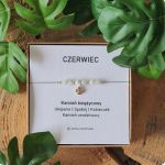 Bransoletka urodzinowa - maj / czerwiec - 