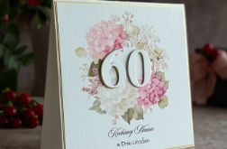 Kartka na 60 urodziny z personalizacją, BH 75