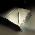 Marynistyczny album na zdjęcia turkusowy prezent - ręcznie robiony notes