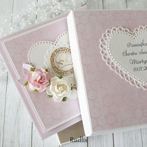 Pamiątka chrztu Świętego z sercem#2