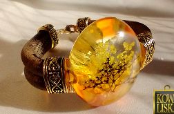 Cztery Pory Roku - Jesień II. Bransoleta z żywicy