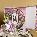 132,kartka na 60-te urodziny w pudełku - 132,kartka na 60-te urodziny w pudełku