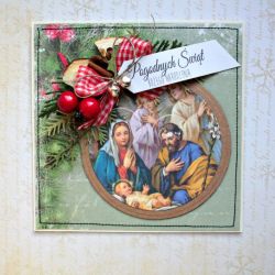 Kartka świąteczna  - Boża Rodzina 7