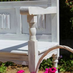 Ławka do przedpokoju, shabby chic, styl prowansalski