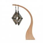 Ręcznie szyte kolczyki Artemis. - 