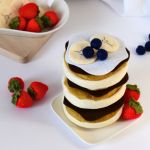 Pancake Filcowy / Jedzenie z filcu - Zestaw pancake filcowy wizualizacjia