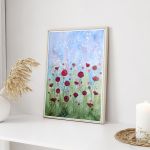 Oryginalna akwarela. Maki II 23x31cm - 