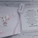 Kartka na roczek dla dziewczynki ze słonikiem, personalizacja - Wnętrze kartki z życzeniami