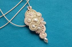 Wisior sutasz Gold & Krem